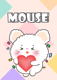 Cute White Mouse FuFu Theme