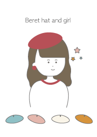 beret and a girl 2