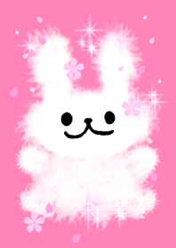 Sakura pink Spring rabbit