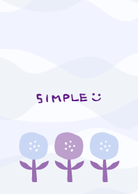 3 Purple flowers 2 from Japan