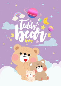 Teddy Bear Galaxy Magenta