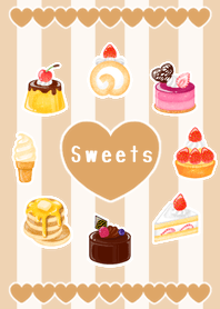Many sweets! -brown- Revised