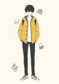 シンプル男の子着せかえ