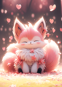 かわいいのチャームキツネの妖精 ❤