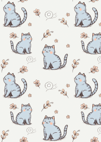 可愛貓咪圖案主題6