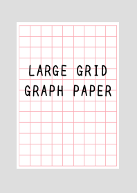 LARGE RED GRID GRAPH PAPER-GRAY