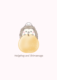 Hedgehog and Shimaenaga -pear- pink