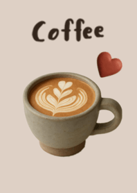 Coffee lovers cute Theme.