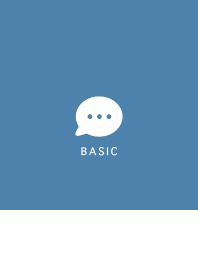 Simple&Basic くすみブルー&ホワイト