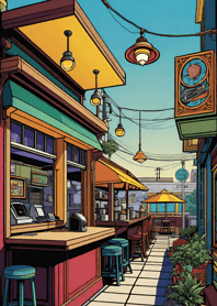 Cozy Coffee shop 6632Ae