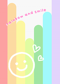 rainbow and smile