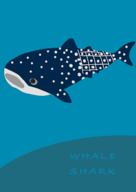 Whale shark blue