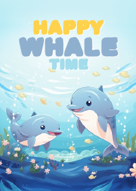 chubby whale in underwater world 2