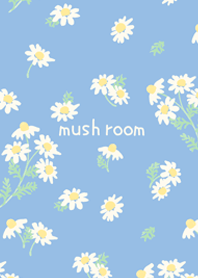watercolor Botanical flower chamomile B