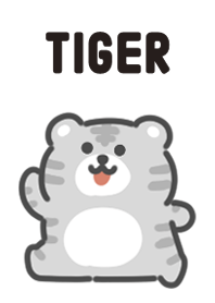 Monochrome tiger theme