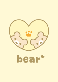 หมี มงกุฎ [สีเหลือง]