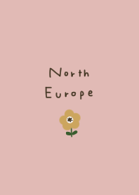 Pink beige and natural. Flower.