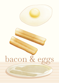 food 001-2 (bacon and eggs/Beige)
