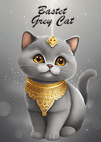 Bastet grey cat (Maw Tao Thep)