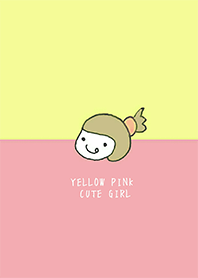 Yellow Blue Cute girl