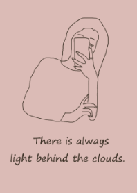 selfie girl /pinkbrown