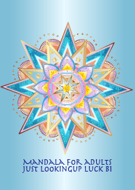 Mandala for adults just lookingup luckb1