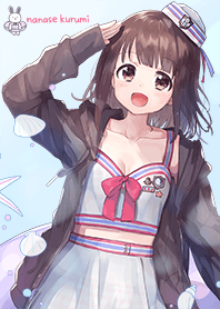 kurumi-chan. in a bathing suit.(revised)
