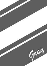 Simple Gray & White No.3