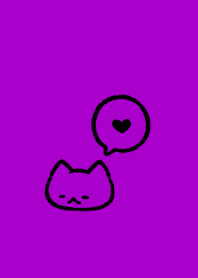 Chill out cat.(black1-09)