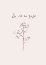 La vie en rose (purple)