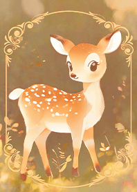 Healing cute forest deer 5
