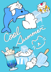 the fluffy cats of cool summer