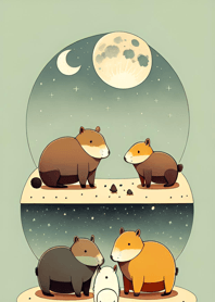 Ukiyo-e - Capybara 42DfA6