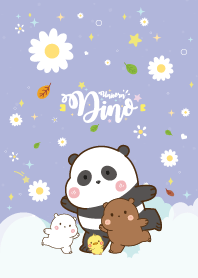 3Bear&Duck Cute Daisy Flower Sweet