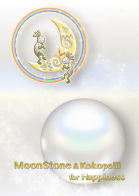 Moon Stone & Kokopelli for Happiness!