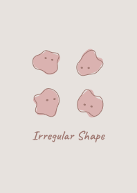 รูปร่างไม่สม่ำเสมอ (สีชมพูกุหลาบ)