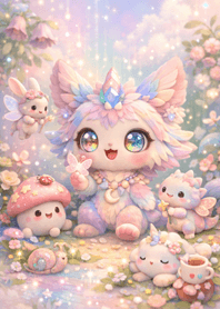 Pastel Lucky Lynx and Friends 011