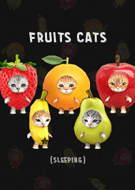 Fruits Cats (zZZ) - B&W 1-3