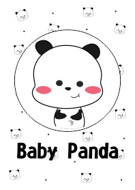 可愛的小寶貝潘熊貓