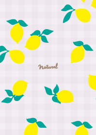 Lemon plaid pattern22 from Japan