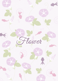 ดอกไม้ 011 (ผักบุ้ง×สีม่วงอ่อน)