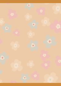 Northern Flowers8 on brown