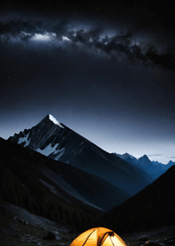 Bright Moon and Dawn D154a1