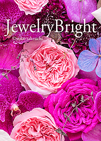 Jewelry Bright [Pink purple flowers]