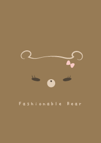 Fashionable simple Bear khaki