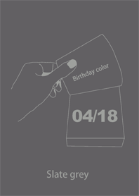 生日顏色 4月18日 簡單