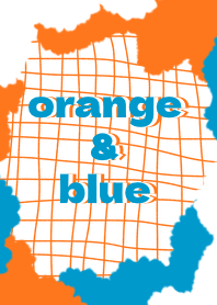 orange & blue