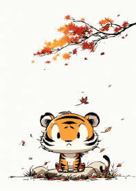 ふわふわ虎の居心地のいい場所