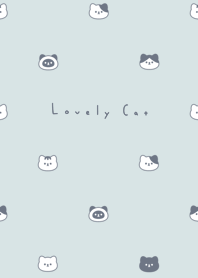 6 cats('24)pattern/light blue wh