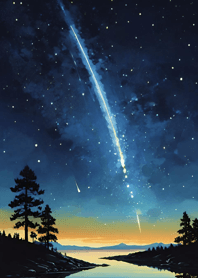 Bright Moon and Dawn 51a16D